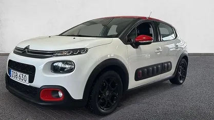 Begagnad Citroën C3 Feel 110 HK (80 kW) 2018 Vit Halvkombi