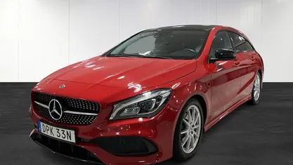 Röd Begagnad 2019 Mercedes CLA180 Shooting Brake AMG Kombi | 224 900 kr (Marknadspris)