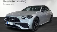 Silver Begagnad 2024 Mercedes C300e AMG Line Premium Kombi | 529 900 kr (Bra pris)
