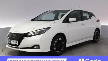 Vit Begagnad 2022 Nissan Leaf Acenta Halvkombi | 163 990 kr (Marknadspris)