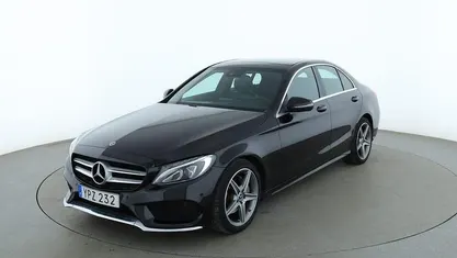 Svart Begagnad 2017 Mercedes C220 AMG line Sedan | 232 000 kr (Marknadspris)