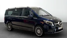 Svart Begagnad 2019 Mercedes V300 Avantgarde Minibuss | 479 900 kr