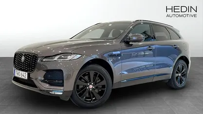 Grå (grey) Begagnad 2021 Jaguar F-Pace SE SUV | 429 900 kr (Marknadspris)