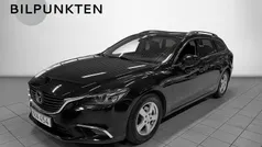 Svart Begagnad 2014 Mazda 6 Optimum Kombi | 129 900 kr