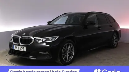 Begagnad BMW 330e Sport Line 215 HK (158 kW) 2020 Svart Kombi