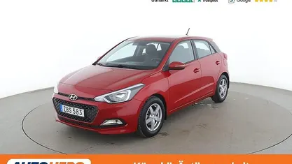 Röd Begagnad 2017 Hyundai i20 Halvkombi | 143 000 kr (Marknadspris)