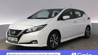 Vit Begagnad 2021 Nissan Leaf Acenta Halvkombi | 162 990 kr (Marknadspris)