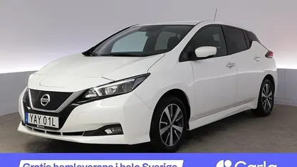 Begagnad Nissan Leaf Acenta 110 kW (150 HK) 2020 Vit Halvkombi