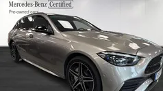 Silver Begagnad 2022 Mercedes C300e AMG Line Premium Kombi | 389 900 kr (Marknadspris)