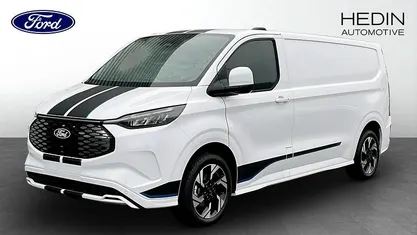 Ny Ford E-Transit Sport 160 kW (218 HK) 2025 Frozen white Van