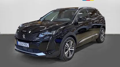 Svart Begagnad 2021 Peugeot 3008 Allure SUV | 254 500 kr (Marknadspris)