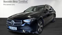 Svart (black) Begagnad 2022 Mercedes C300e Avantgarde Kombi | 359 000 kr (Superpris)
