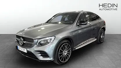 Svart Begagnad 2019 Mercedes GLC220 AMG Sportkupé | 399 900 kr (Marknadspris)