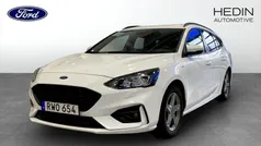 Vit (white) Begagnad 2021 Ford Focus ST-Line Kombi | 209 900 kr (Marknadspris)