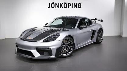 Begagnad Porsche 718 Cayman GT4 500 HK (367 kW) 2025 Silver Sportkupé