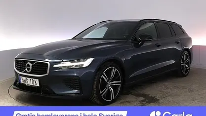 Mörkblå Begagnad 2019 Volvo V60 R-Design Kombi | 304 990 kr (Marknadspris)