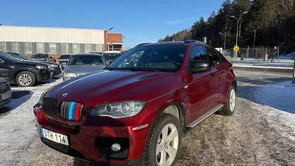 Begagnad BMW X6 Sport Line 286 HK (210 kW) 2010 Röd SUV