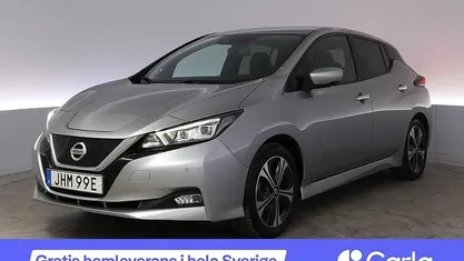 Silver Begagnad 2021 Nissan Leaf 360º Halvkombi | 158 990 kr (Marknadspris)