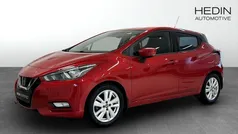 Röd (red) Begagnad 2020 Nissan Micra Acenta Halvkombi | 134 900 kr (Lite dyr)