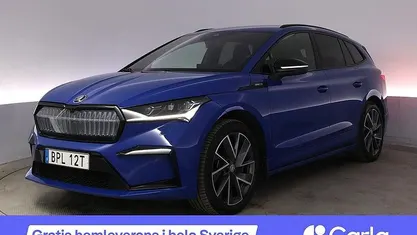 Begagnad Skoda Enyaq iV SportLine 150 kW (204 HK) 2022 Blå SUV