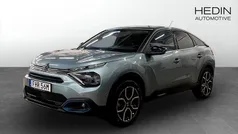 Blå (blue) Begagnad 2022 Citroën e-C4 Shine Halvkombi | 209 800 kr (Marknadspris)