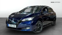 Mörkblå (blue) Begagnad 2022 Nissan Leaf N-Connecta Halvkombi | 189 900 kr (Marknadspris)