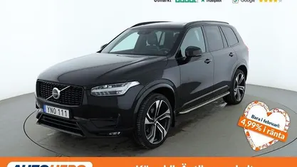 Svart Begagnad 2021 Volvo XC90 R-Design SUV | 589 000 kr (Marknadspris)