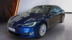 Blå Begagnad 2019 Tesla Model S Long Range Sedan | 319 900 kr (Marknadspris)