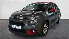 Grå Begagnad 2017 Citroën C3 Shine Halvkombi | 64 800 kr (Lite dyr)