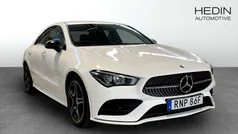 Svart Begagnad 2021 Mercedes CLA200 AMG Sportkupé | 349 900 kr (Marknadspris)