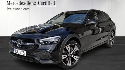 Svart (black) Begagnad 2025 Mercedes C220 Kombi | 534 900 kr (Marknadspris)