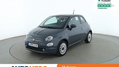Grå Begagnad 2019 Fiat 500 Lounge Halvkombi | 96 000 kr (Marknadspris)