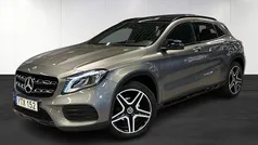 Mörkgrå (grey) Begagnad 2018 Mercedes GLA180 AMG line SUV | 229 900 kr