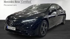 Svart (black) Begagnad 2024 Mercedes EQE350 Advanced Plus Sedan | 689 900 kr (Marknadspris)
