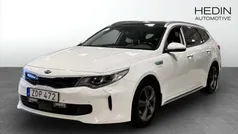 Vit (white) Begagnad 2018 Kia Optima Hybrid Sedan | 144 900 kr (Bra pris)