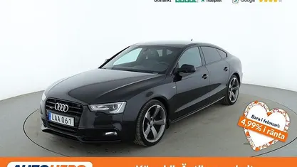Svart Begagnad 2015 Audi A5 Sportback Halvkombi | 184 000 kr (Marknadspris)