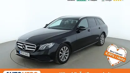 Svart Begagnad 2017 Mercedes E220 Avantgarde Kombi | 212 000 kr (Bra pris)