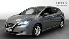 Grå (grey) Begagnad 2021 Nissan Leaf N-Connecta Halvkombi | 169 900 kr (Bra pris)