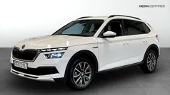 Vit (white) Begagnad 2023 Skoda Kamiq ScoutLine SUV | 250 000 kr (Marknadspris)