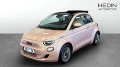 Röd (pink) Begagnad 2022 Fiat 500e Icon Cab | 219 900 kr (Marknadspris)