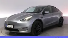 Grå Begagnad 2024 Tesla Model Y Performance SUV | 514 900 kr (Marknadspris)