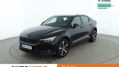 Svart Begagnad 2021 Polestar 2 Standard Range Single Motor Halvkombi | 308 000 kr (Marknadspris)