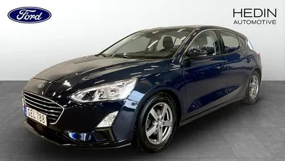 Begagnad Ford Focus Titanium 125 HK (91 kW) 2018 Blå Halvkombi