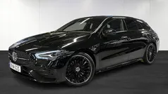 Svart (black) Begagnad 2024 Mercedes CLA200 AMG line Kombi | 499 000 kr