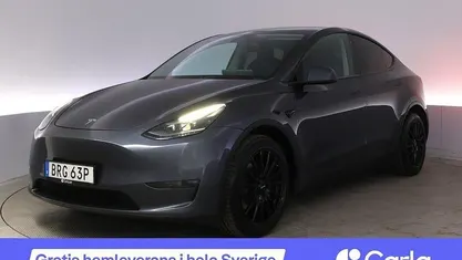 Grå Begagnad 2021 Tesla Model Y Long Range AWD SUV | 369 900 kr (Marknadspris)