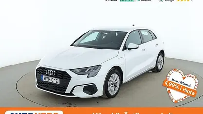 Vit Begagnad 2021 Audi A3 Sportback e-tron Halvkombi | 248 000 kr (Marknadspris)