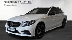 Vit (white) Begagnad 2020 Mercedes C300e AMG line Kombi | 329 900 kr (Lite dyr)