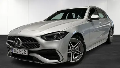 Svart Begagnad 2024 Mercedes C200 AMG Kombi | 429 900 kr (Marknadspris)