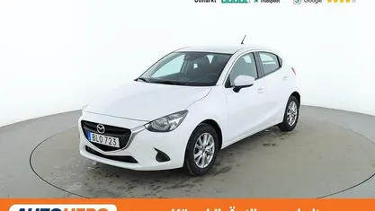 Vit Begagnad 2018 Mazda 2 Halvkombi | 112 000 kr (Marknadspris)