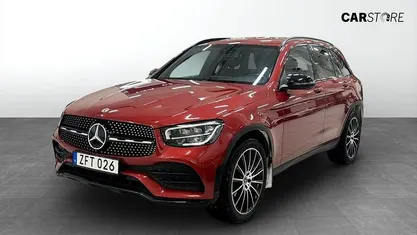 Röd Begagnad 2022 Mercedes GLC220 AMG Kombi | 309 900 kr (Marknadspris)